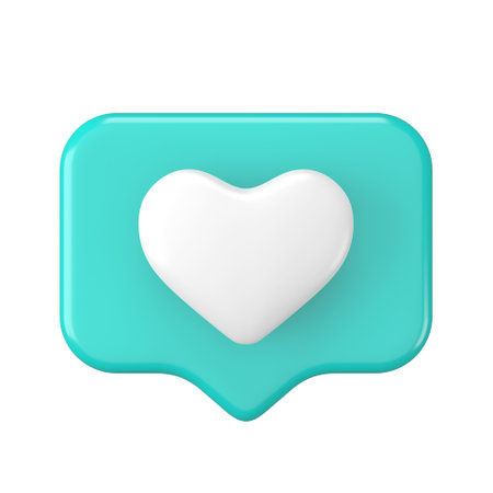3D like icon. 3D illustration.の写真素材