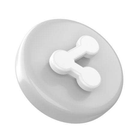3D share icon. Share button. 3D element.の写真素材