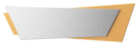 3D button. Empty button. 3D illustration.の写真素材