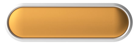 3D button. Empty button. 3D illustration.の写真素材