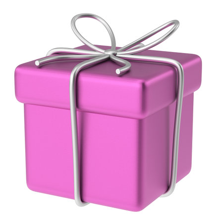 3D gift box. 3D illustration.の写真素材