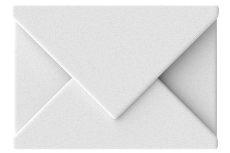 3D e-mail icon. 3D illustration.の写真素材