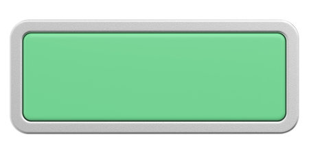 3D button. Empty button. 3D illustration.の写真素材