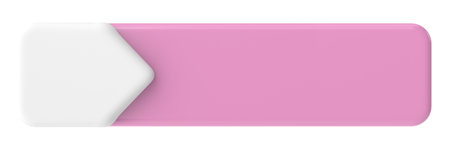 3D button. Empty button. 3D illustration.の写真素材