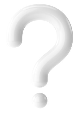 Question mark sign. 3D illustration.の写真素材