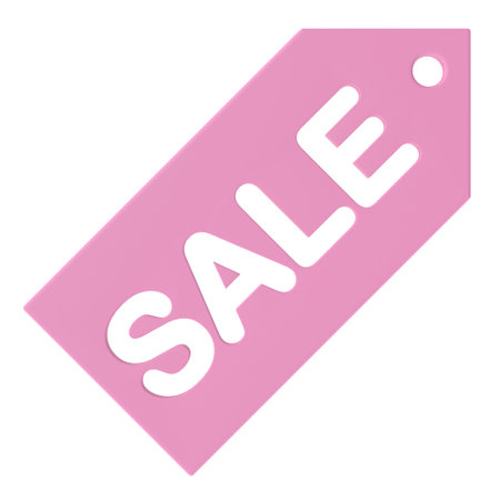 Sale tag. Sale label. 3D tag.の写真素材