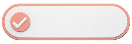 3D checkbox with text area. 3D illustration.の写真素材