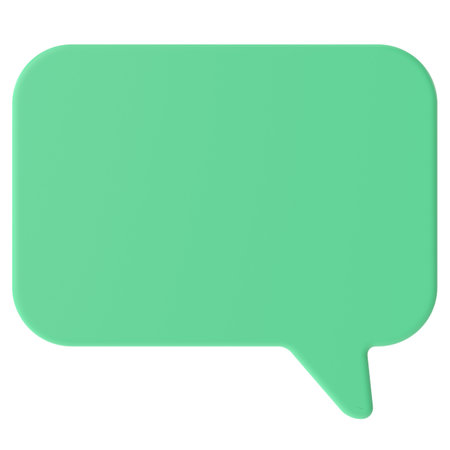 Speech bubble. Speech balloon. Text box. 3D illustration.の写真素材