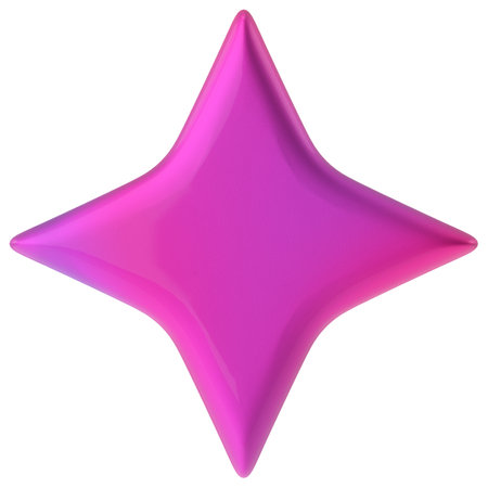 Starburst. 3D star. Spangle effect. 3D illustration.の写真素材