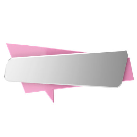 3D text box. Text area. Speech bubble.の写真素材