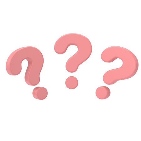 Question mark sign. 3D question mark.の写真素材