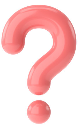 Question mark sign. 3D question mark.の写真素材