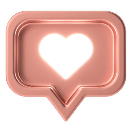 3D like icon. 3D illustration.の写真素材