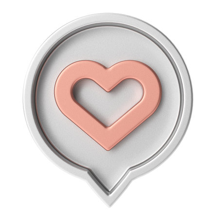3D like icon. 3D illustration.の写真素材
