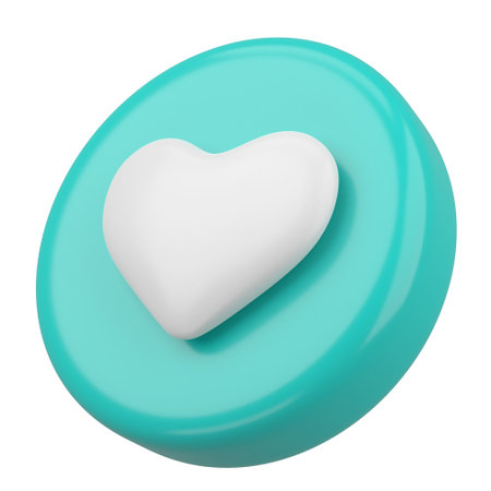 3D like icon. 3D illustration.の写真素材