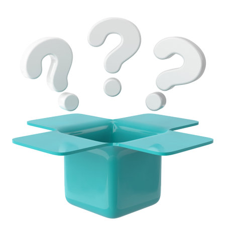 Mystery box. Lucky box. 3D illustration.の写真素材
