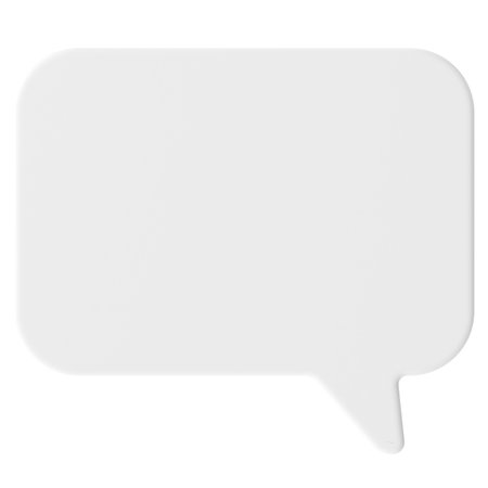 Speech bubble. Speech balloon. Text box. 3D illustration.の写真素材
