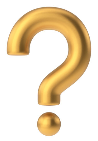 Question mark sign. 3D question mark.の写真素材