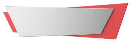 3D button. Empty button. 3D illustration.の写真素材
