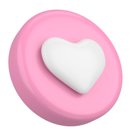 3D like icon. 3D element. 3D illustration.の写真素材