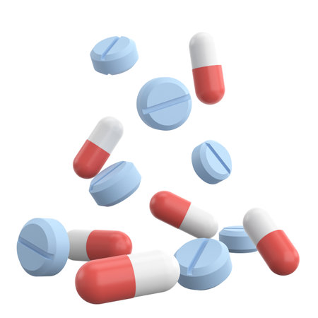 Medicine. 3D drug. 3D illustration.の写真素材