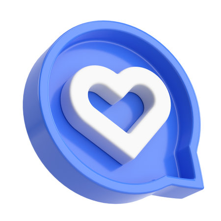 3D like icon. 3D illustration.の写真素材