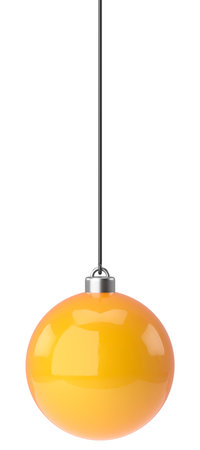 Christmas ball. 3D illustration.の写真素材