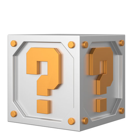 Mystery box. Lucky box. 3D illustration.の写真素材