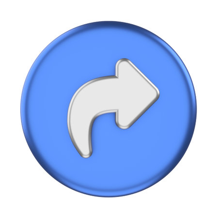 3D share icon. Share button. 3D element.の写真素材