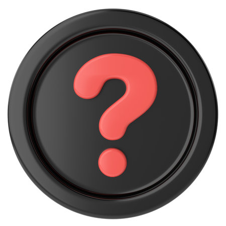 Question mark sign. 3D illustration.の写真素材