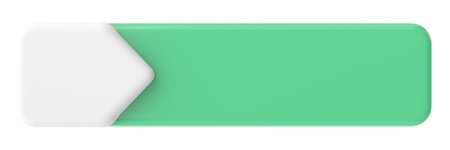 3D button. Empty button. 3D illustration.の写真素材