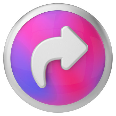 Share icon. Share button. 3D illustration.の写真素材