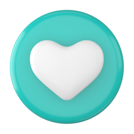 3D like icon. 3D illustration.の写真素材