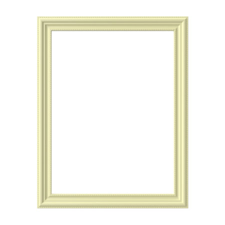 3D frame. Modern frame. 3D illustration.の写真素材