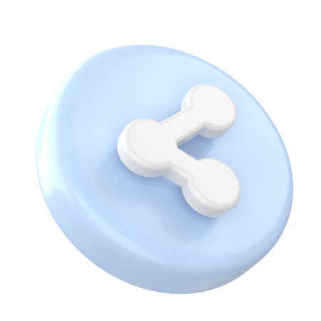 3D share icon. Share button. 3D element.の写真素材