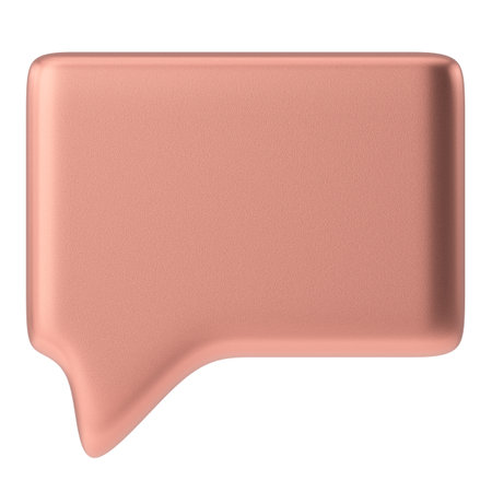 Speech bubble. Speech balloon. Text box. 3D illustration.の写真素材