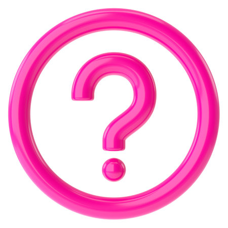 Question mark sign. Question icon. 3D illustration.の写真素材