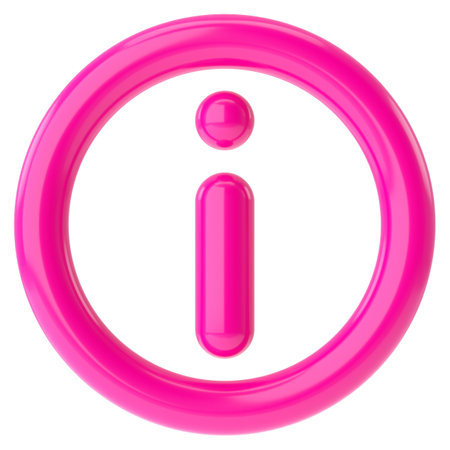 Information icon. 3D illustration.の写真素材