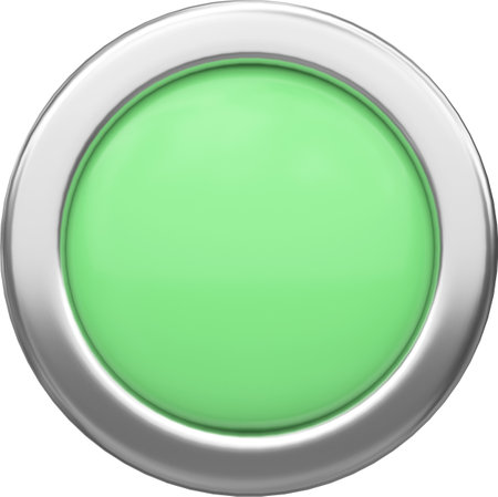 3D button. 3D switch. 3D illustration.の写真素材
