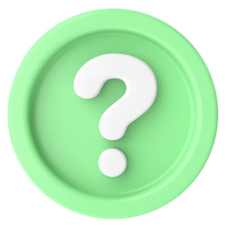 Question mark sign. 3D illustration.の写真素材