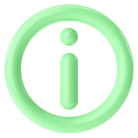 Information icon. 3D illustration.の写真素材