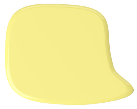 Speech bubble. Chat bubble. Text box. 3D illustration.の写真素材