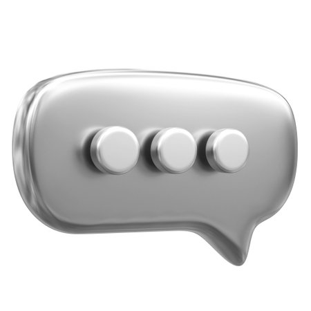 3D live chat icon. Message icon. 3D element.の写真素材