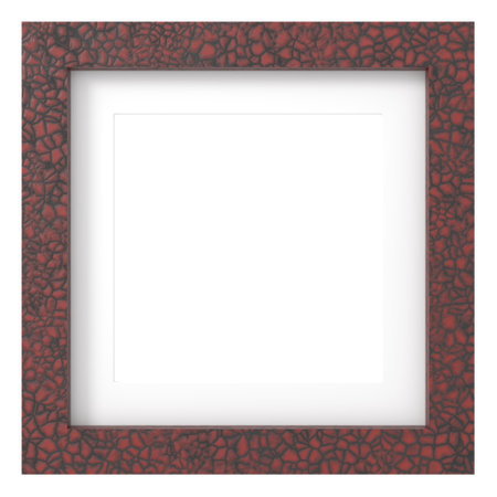 Modern frame. 3D square shape frame. 3D decoration.の写真素材