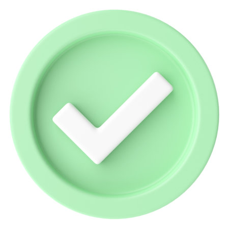 3D check box icon. 3D check list. 3D illustration.の写真素材