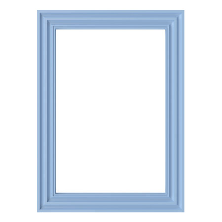 3D frame. Modern frame. 3D illustration.の写真素材