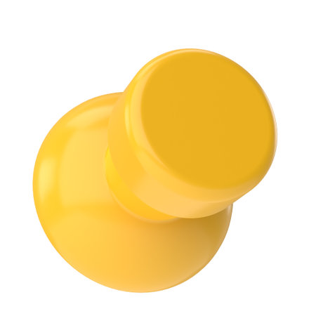3D pin. Push pin. 3D element.の写真素材