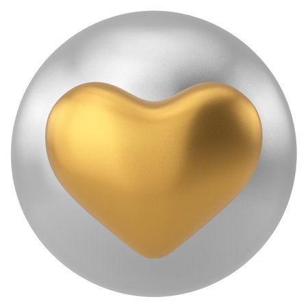 Like icon. 3D icon. 3D illustration.の写真素材