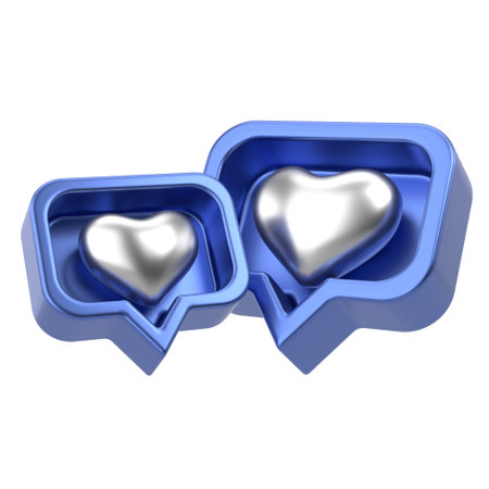3D like icon. 3D icon. 3D illustration.の写真素材