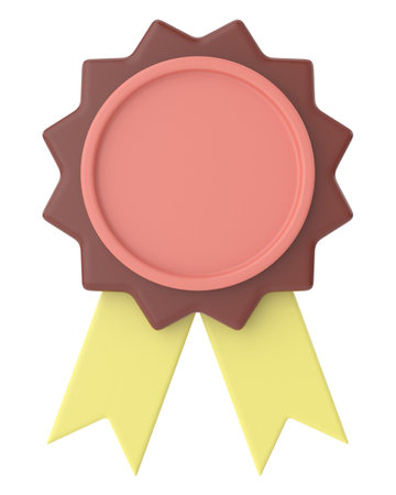 Bestseller badge. 3D badge. 3D illustration.の写真素材